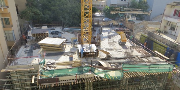 Zone 2: Concrete Works at Block C (1st floor slab)